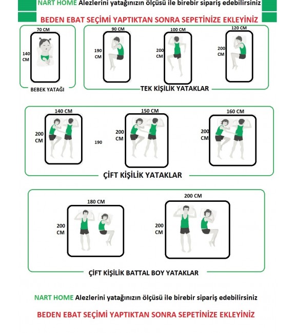 Kapitoneli Fitted %100 Su Sıvı Geçirmez Pamuklu Alez Yatak Koruyucu Yatak Alezi 9 Ebat